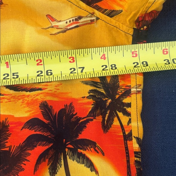 Balenciaga Tropical Print Shirt - Orange and Black - Picture 5 of 8